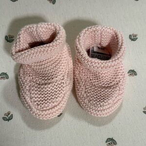 GAP Pink Baby Booties